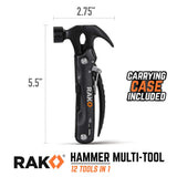 RAK Multitool Pen 2-Pack - Multi-Tool Pens with LED Light, Flathead & Phillips Screwdrivers, Level, Ruler, Bottle Opener, and Stylus. Gift-Ready Box with Ink Refills & Batteries. Great for EDC.