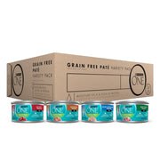 Purina ONE High Protein, Grain Free Pate Wet Cat Food Variety Pack, Grain Free Formula - (Pack of 24) 3 oz. Cans