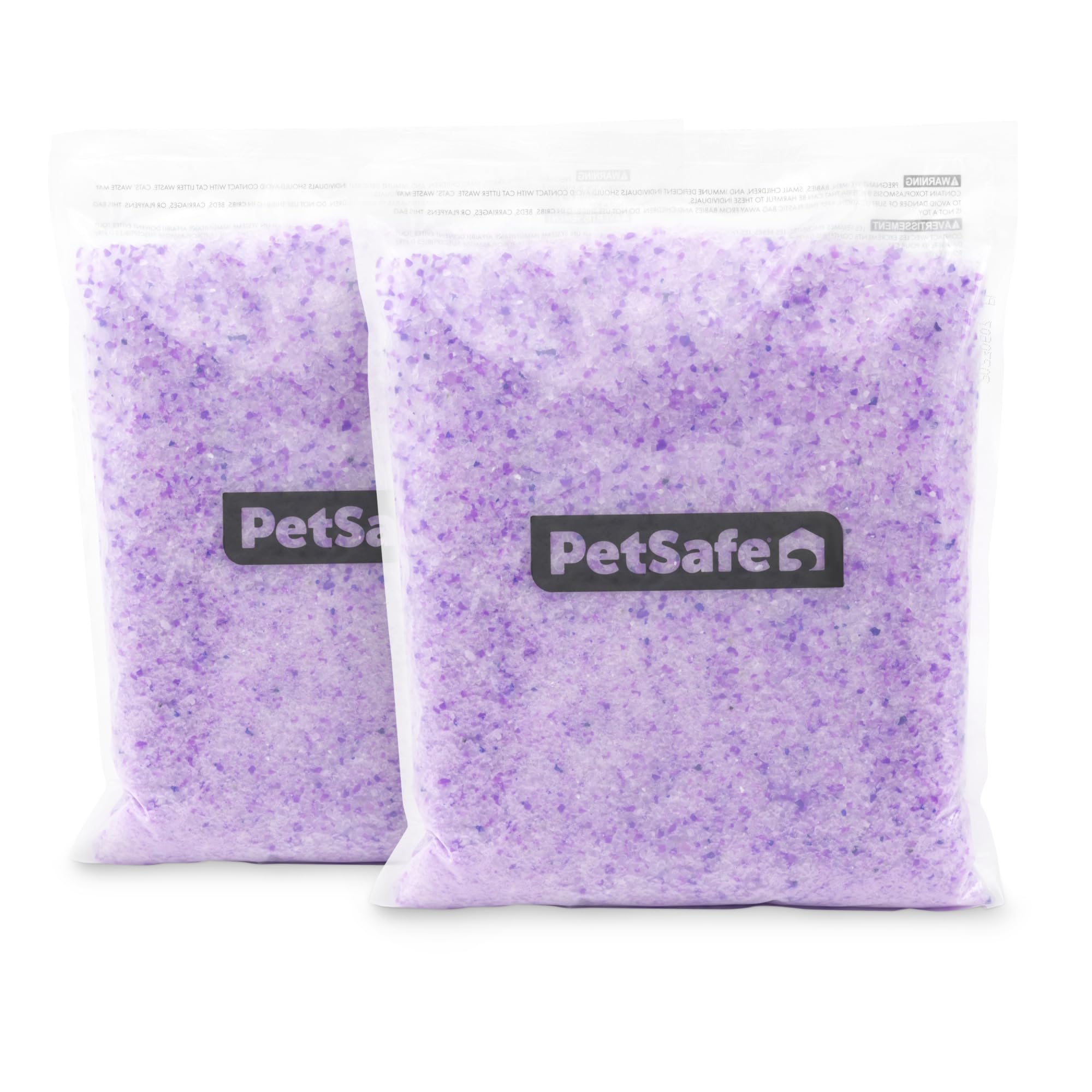 Official PetSafe ScoopFree Reusable Tray with Crystal Cat Litter - Includes 4.3 lb of ScoopFree Original Blue Crystal Litter - Compatible with All PetSafe ScoopFree Self Cleaning Litter Boxes