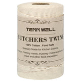 Tenn Well Cooking Twine, 3Ply 656Feet 1mm Food Safe Cotton Kitchen String Butchers Twine for Roasting, Trussing Turkey, Tying Meat, Making Sausage, Baking and More