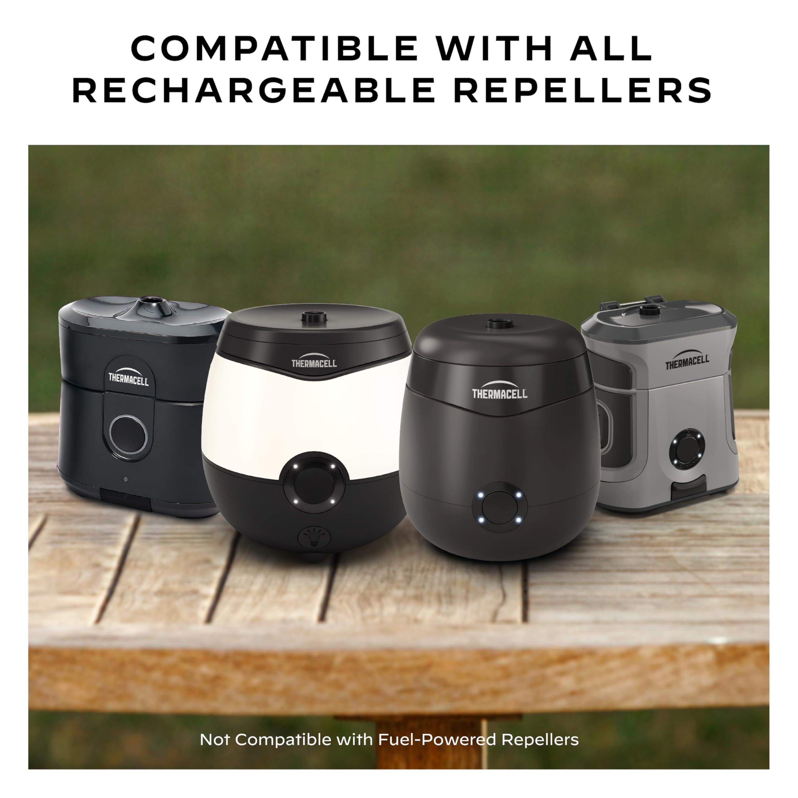 Thermacell Rechargeable Mosquito Repeller Refills; Advanced Repellent Formula Provides 20 Foot Protection Zone; Compatible with Thermacell E-Series & Radius Only; No DEET, Spray or Flame