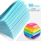 6 Pads Lined Sticky Notes 3x3 Sticky Notes with Lines Self-Stick Note Pads 6 Bright Multi Colors,100 Sheet/Pad