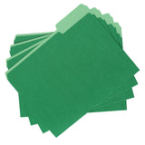 Amazon Basics File Folders, Letter Size, 1/3 Cut Tab, Bright Green, 36-Pack