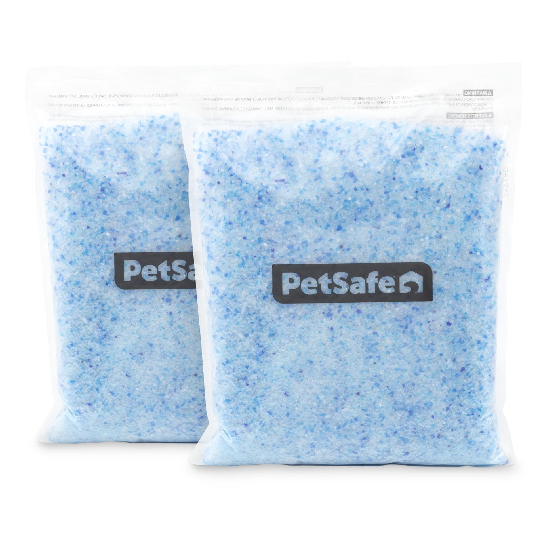 Official PetSafe ScoopFree Reusable Tray with Crystal Cat Litter - Includes 4.3 lb of ScoopFree Original Blue Crystal Litter - Compatible with All PetSafe ScoopFree Self Cleaning Litter Boxes