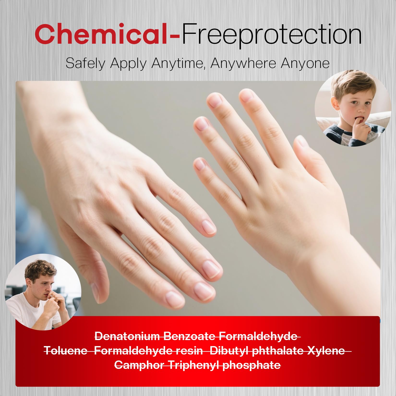 Glamonade Nail Biting Prevention For kids: No Bite Nail Polish Nail Biting Treatment Safe Bitter Nail Polish For Nail Biters Kids Stop Biting For Adults Lasting Quick Dry Easy Application 0.41oz