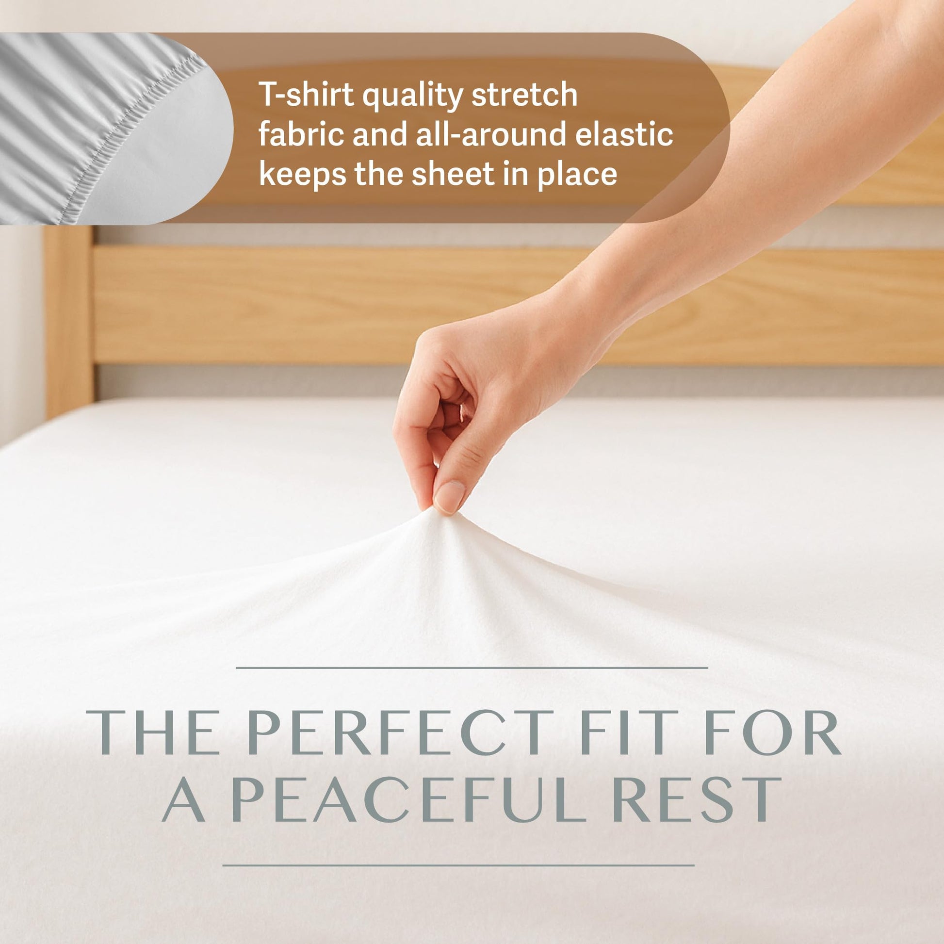 2 Pack Fitted Hospital Bed Sheets with Elastic All Around for a Perfect Fit - Cotton Rich Soft Knitted Jersey Sheet, 36” x 84” x 12”
