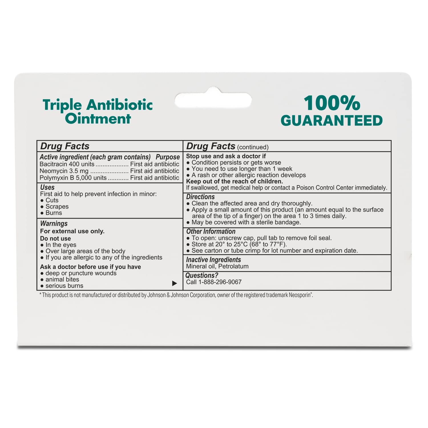 Globe Triple Antibiotic Ointment 1.0 oz (4 Pack), First Aid Ointment for Minor Scrapes, Cuts, and Burns to Help Prevent Infection, Compare to The Active Ingredients of The Leading Brand.
