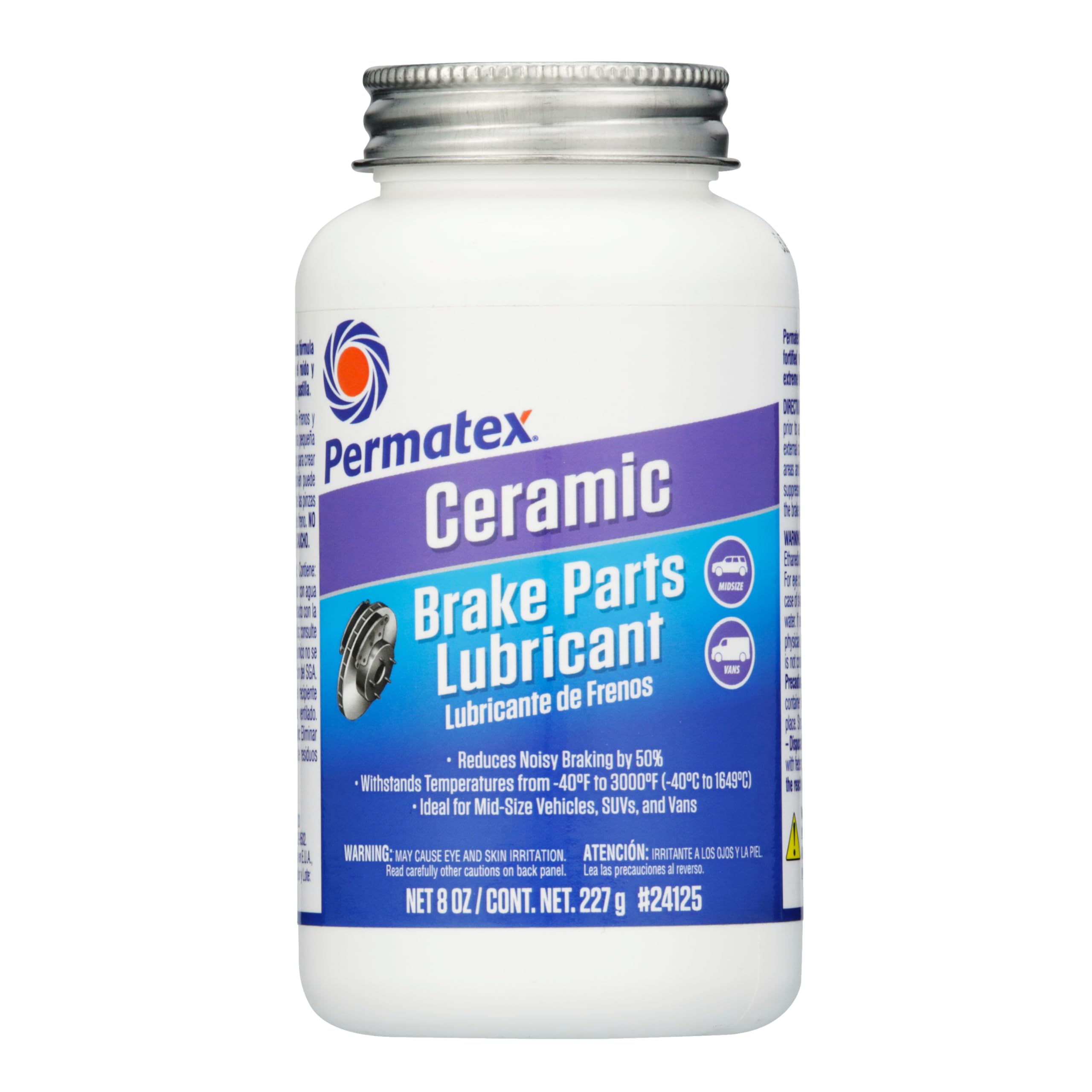 Permatex 24125 Ceramic Extreme Brake Parts Lubricant, 8 oz., عبوة من 1
