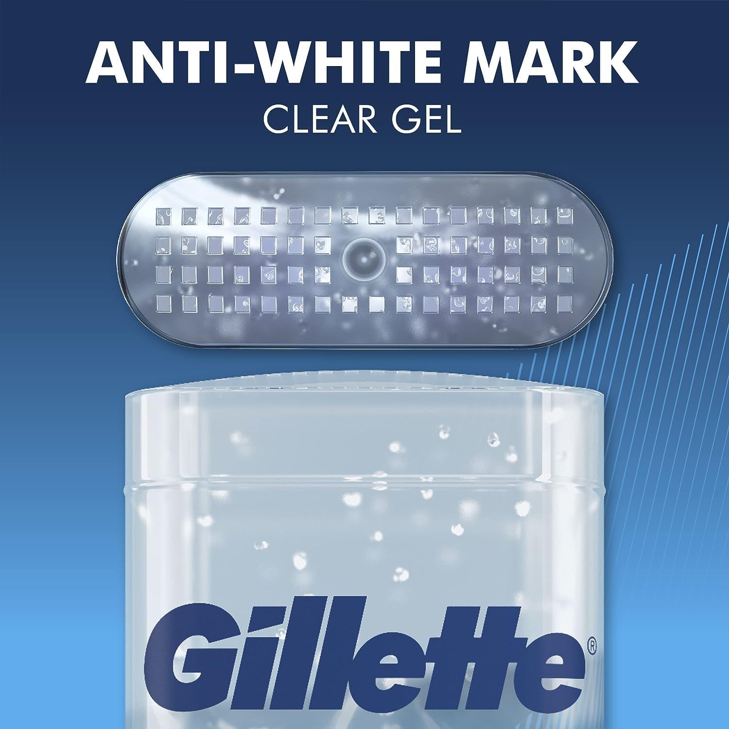 Gillette Antiperspirant and Deodorant for Men, 72hr Sweat & Odor Protection, Long Lasting Freshness, Anti-White Mark Technology, Clear Gel, Cool Wave Scent, 3.8 oz (Pack of 4)