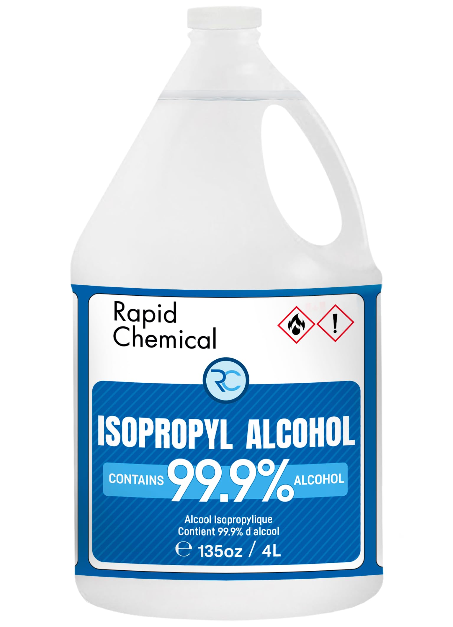 99% Isopropyl Alcohol - USP Grade - 99 Percent IPA Alcohol - 4 Pack 33.3 fl oz - 1 Gallon