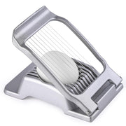 Yuzxaun Egg Slicer for Hard Boiled Eggs, Stainless Steel Wire, Heavy Duty Aluminium Egg Cutter Dishwasher Safe for Egg Strawberry Soft Fruit
