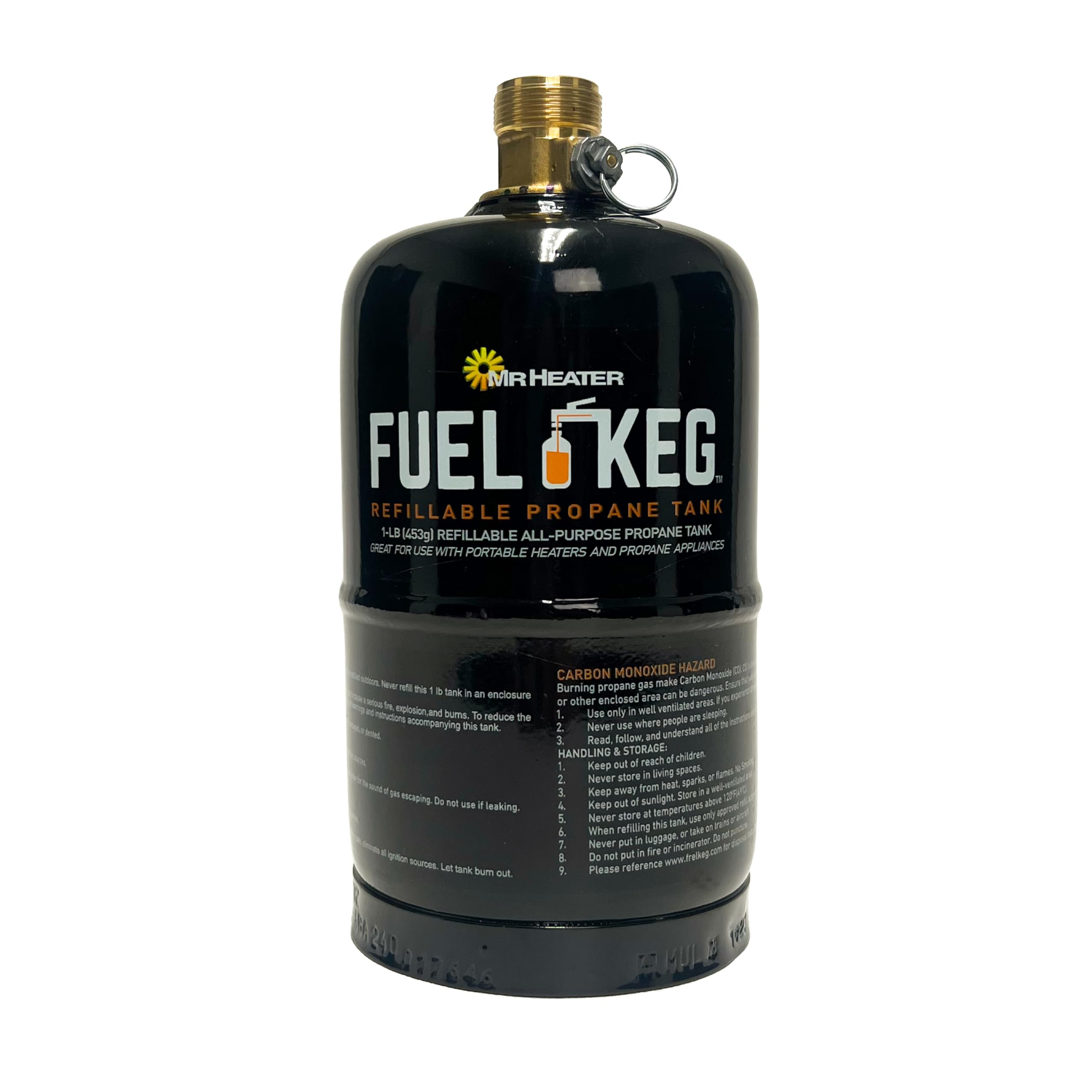 Mr. Heater Fuel Keg. - 1 Pfund / 16 oz. Leerer nachfüllbarer Propantank - DOT-zertifiziert