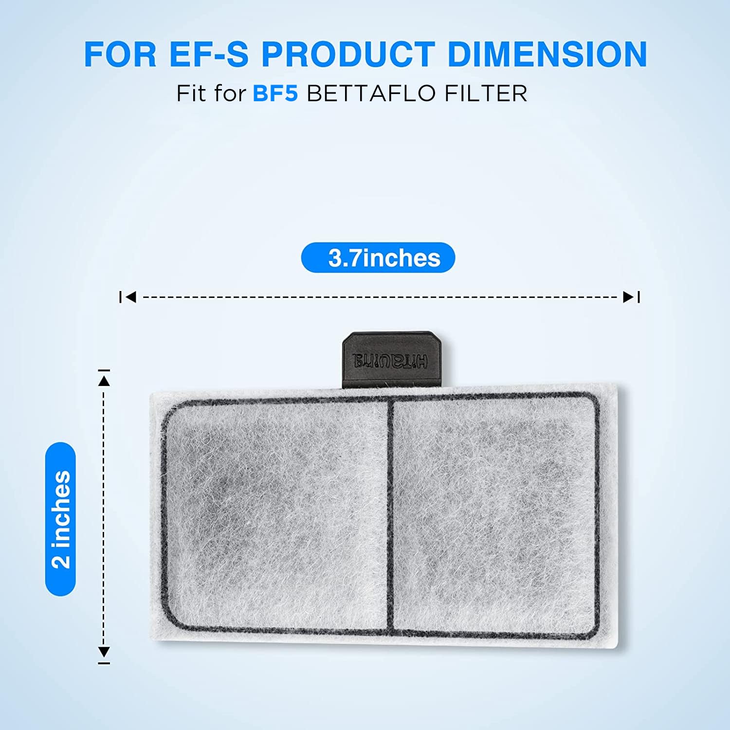 HiTauing 8 Pack EF-S Filter Cartridges for EF-S Element and BF5 BETTAFLO