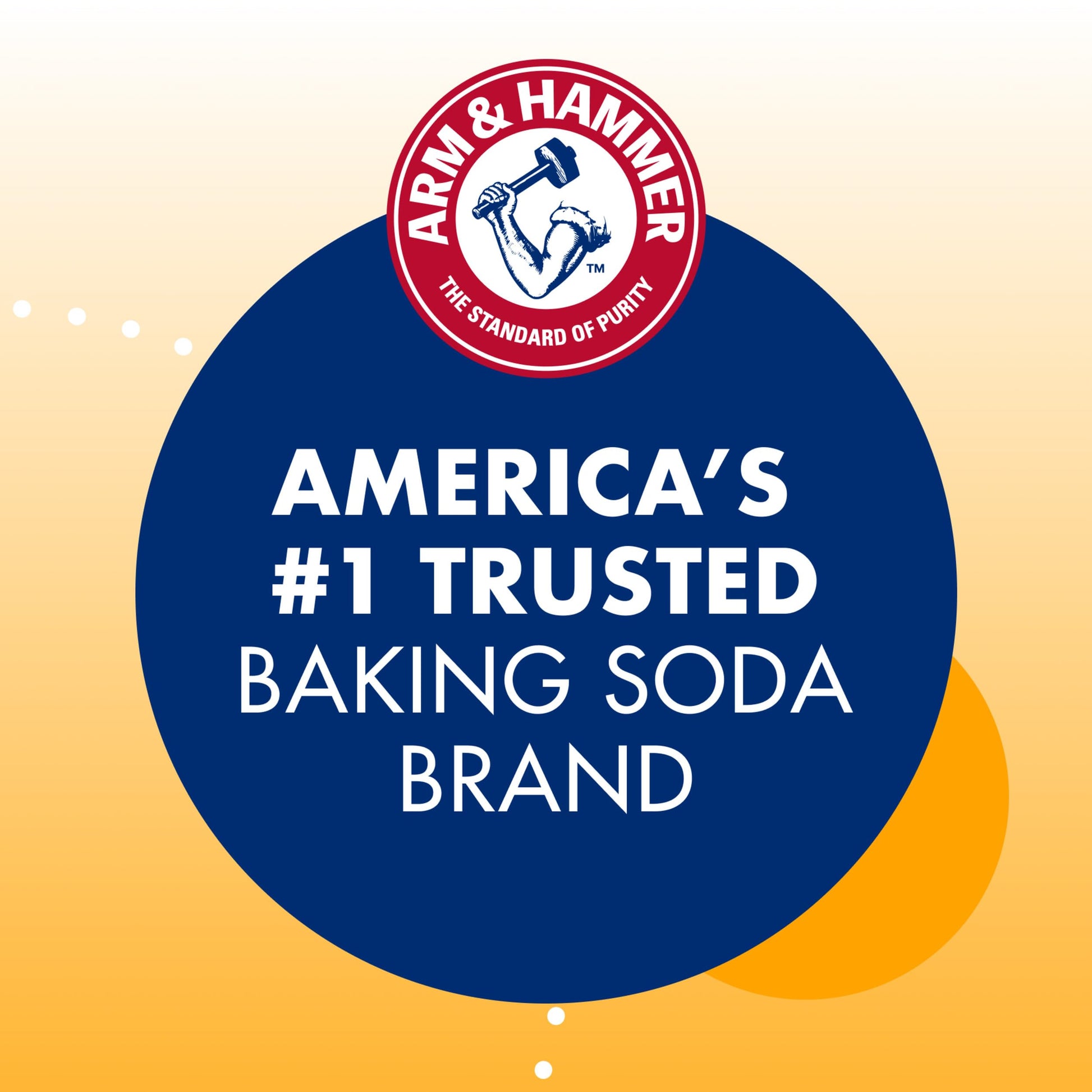 ARM & HAMMER Baking Soda Made in USA, Ideal for Baking, Pure & Natural, 2.7lb Bag