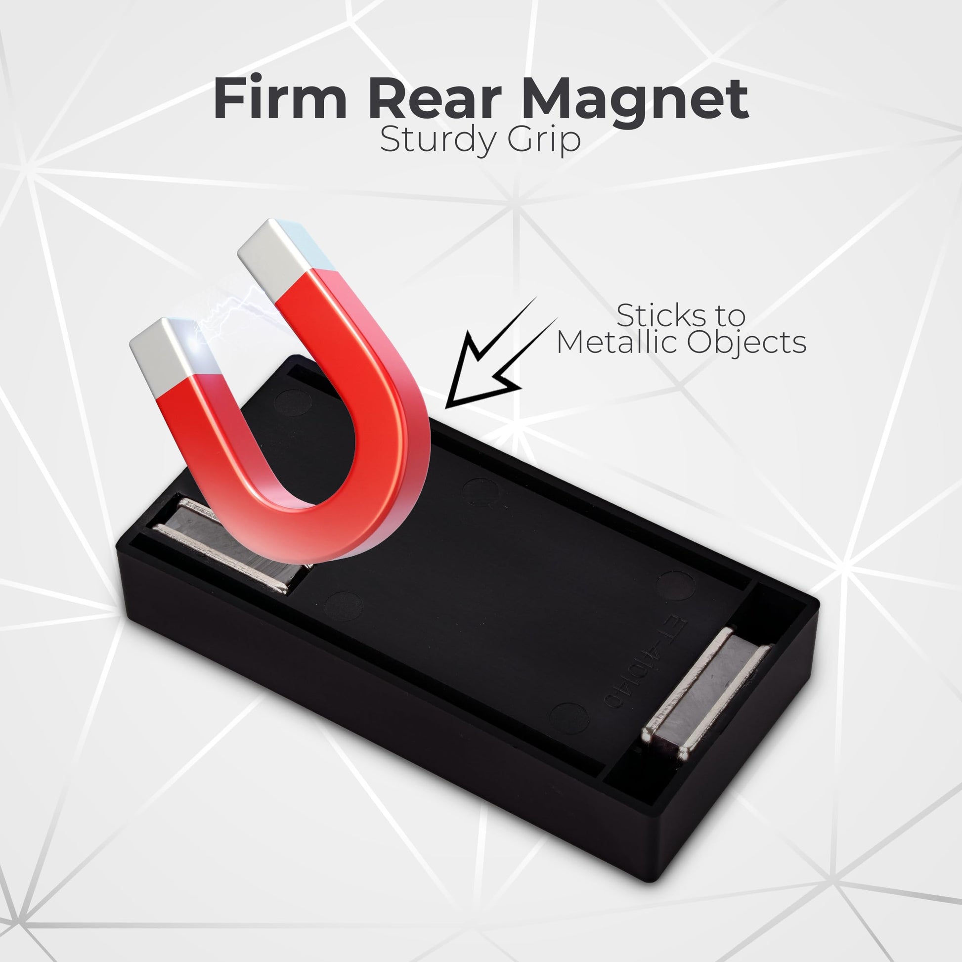Hide A Key Magnetic Key Holder Under Car - Hide A Key for Your Car So You Never Lock Out - Plastic Magnet Key Hider to Store a Spare for Your Home, Storage, Office, or Vehicle - 3 pack - by RamPro