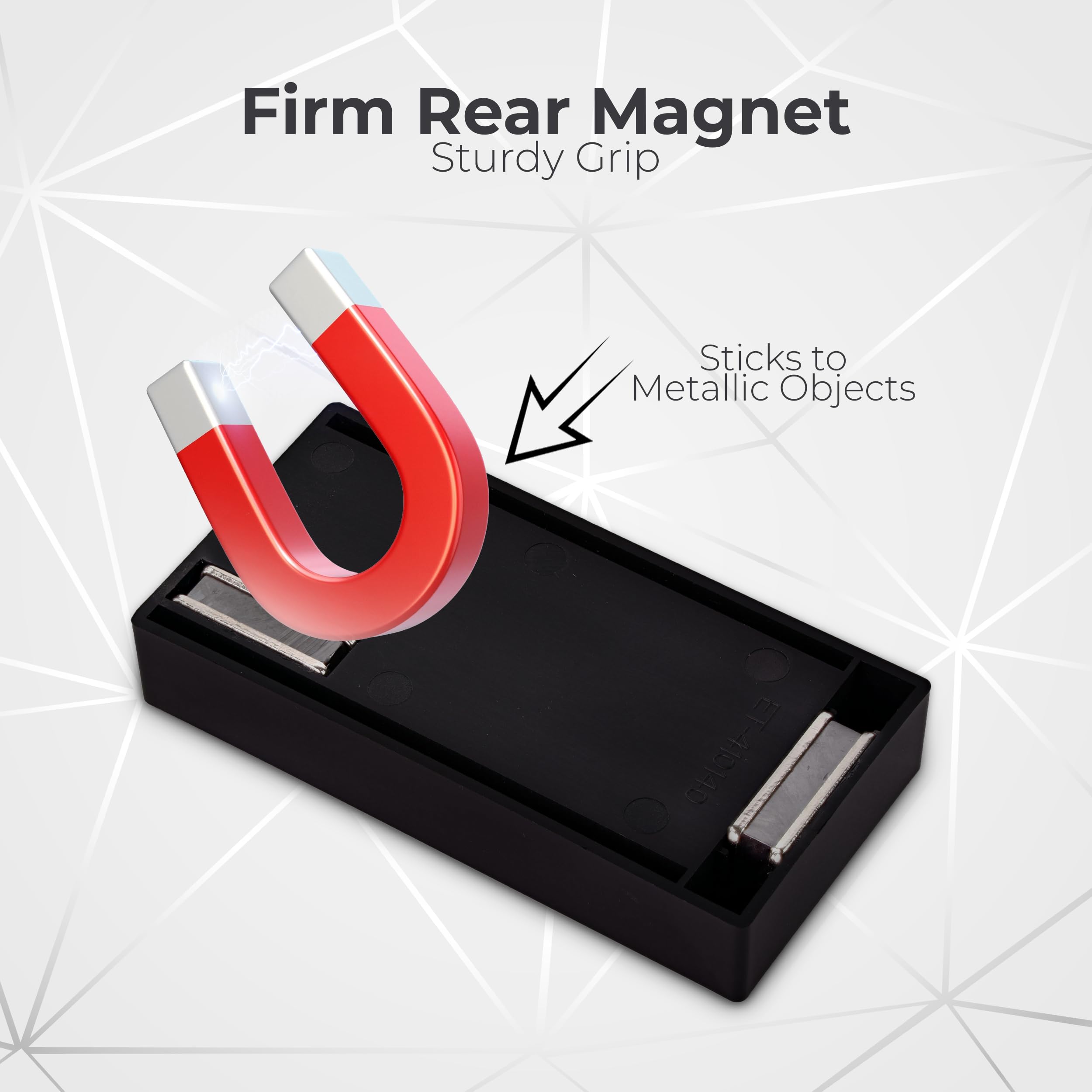 Hide A Key Magnetic Key Holder Under Car - Hide A Key for Your Car So You Never Lock Out - Plastic Magnet Key Hider to Store a Spare for Your Home, Storage, Office, or Vehicle - 3 pack - by RamPro
