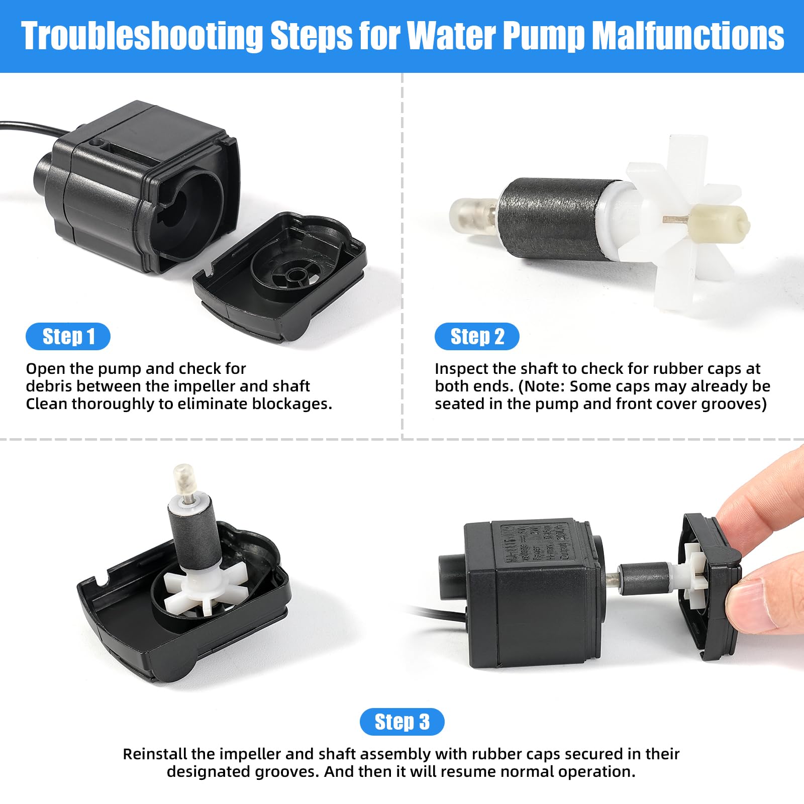 AQUANEAT Fish Tank, 1.2 Gallon Aquarium, Small Betta Fish Tank Starter Kit with LED Light and Water Filter Pump, Rectangular