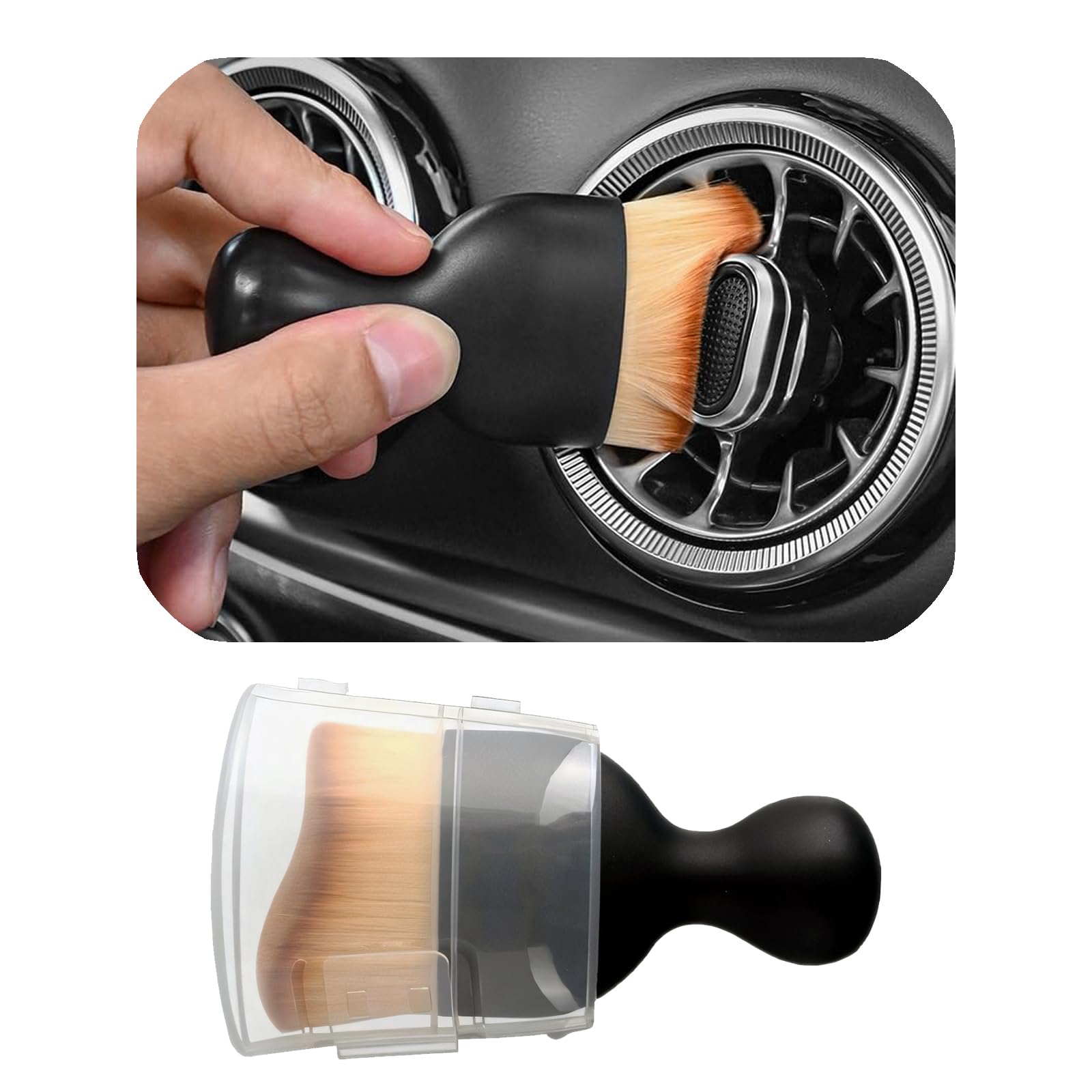 2 Pack Car Interior Air Conditioning Electronics Handmade Model Various Products Clean Soft Bristle Brush