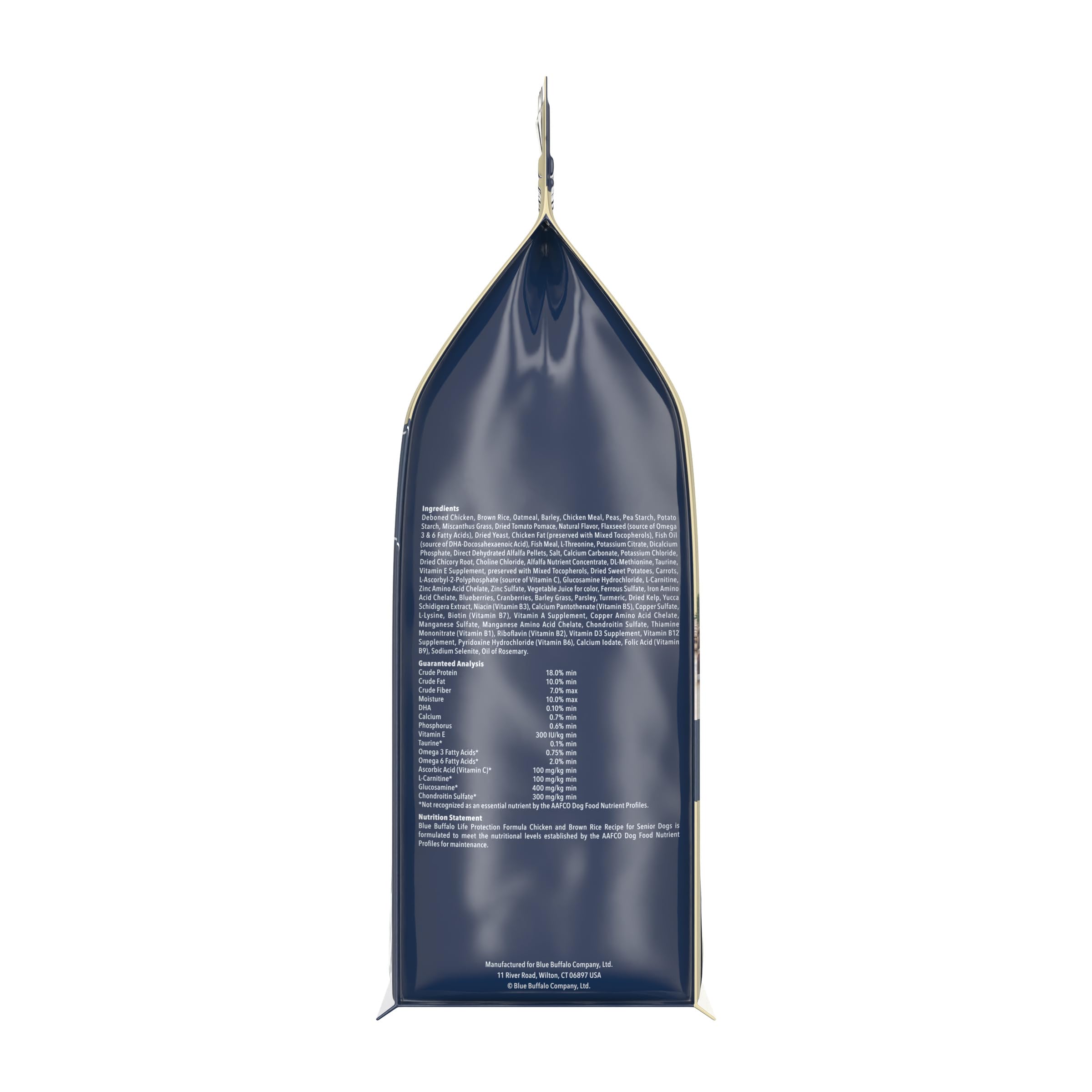 Blue Buffalo Life Protection Formula Natural Senior Dry Dog Food, Chicken and Brown Rice 5-lb Trial Size Bag