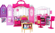 Barbie Doll House, Glam Getaway Portable House Playset with Carry Handle & 20+ Accessories Including Furniture & DÃÂ©cor