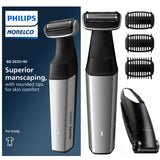 Philips Norelco Bodygroom Series 5000 Showerproof Body & Manscaping Trimmer for Men with Back Attachment, BG5025/40