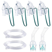 2 Piece Nebulizer Replacement Kit for Adult White