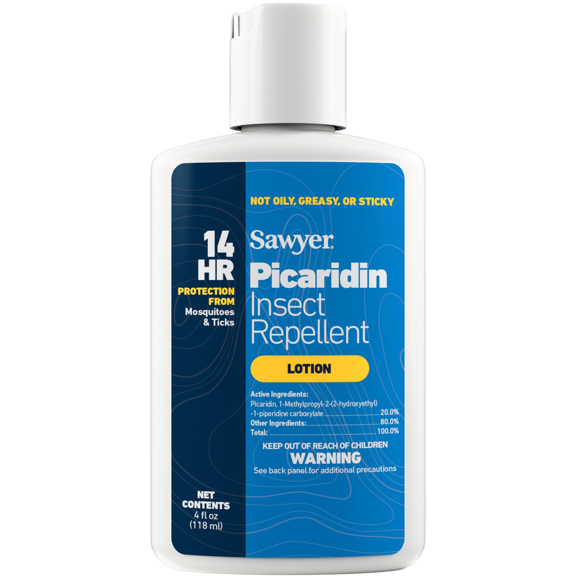 Sawyer Products SP564 Premium Insect Repellent with 20% Picaridin, Lotion, 4-Ounce