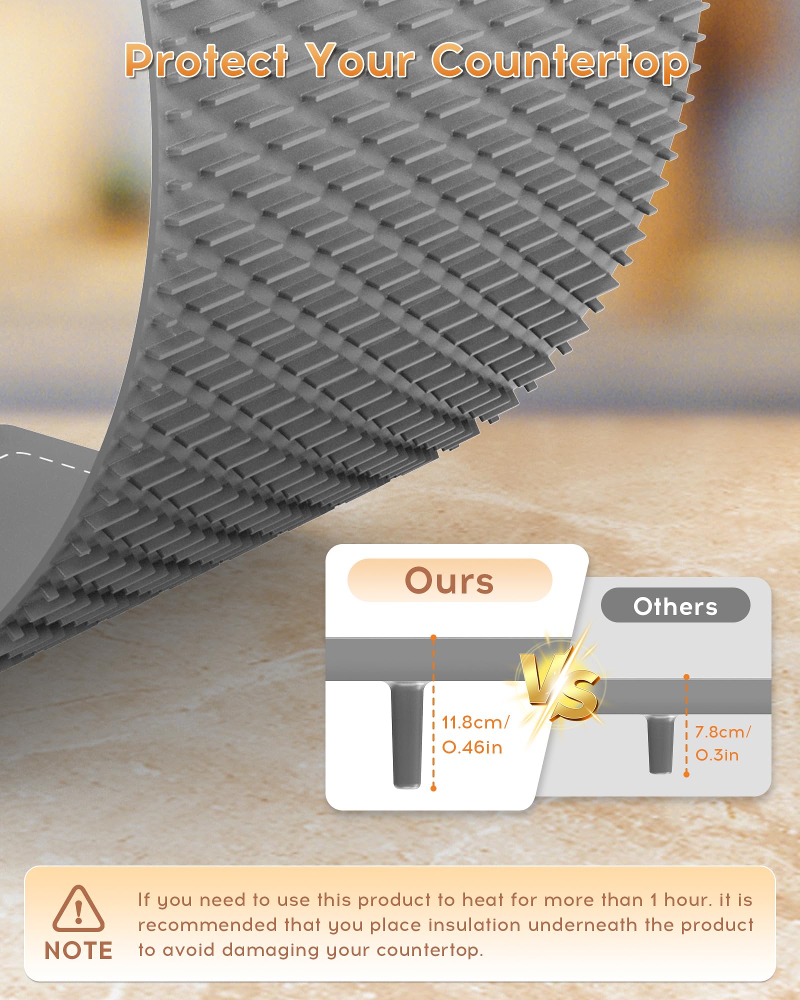 Warming Mat For Food Extra Large 36"x16" 580W Food Warmer Chafing Dishes for Buffet,Food Warming Mat,Food Warmers for Parties Buffet,Portable Heating Pad 6 Level Temp 6 Hour Timer