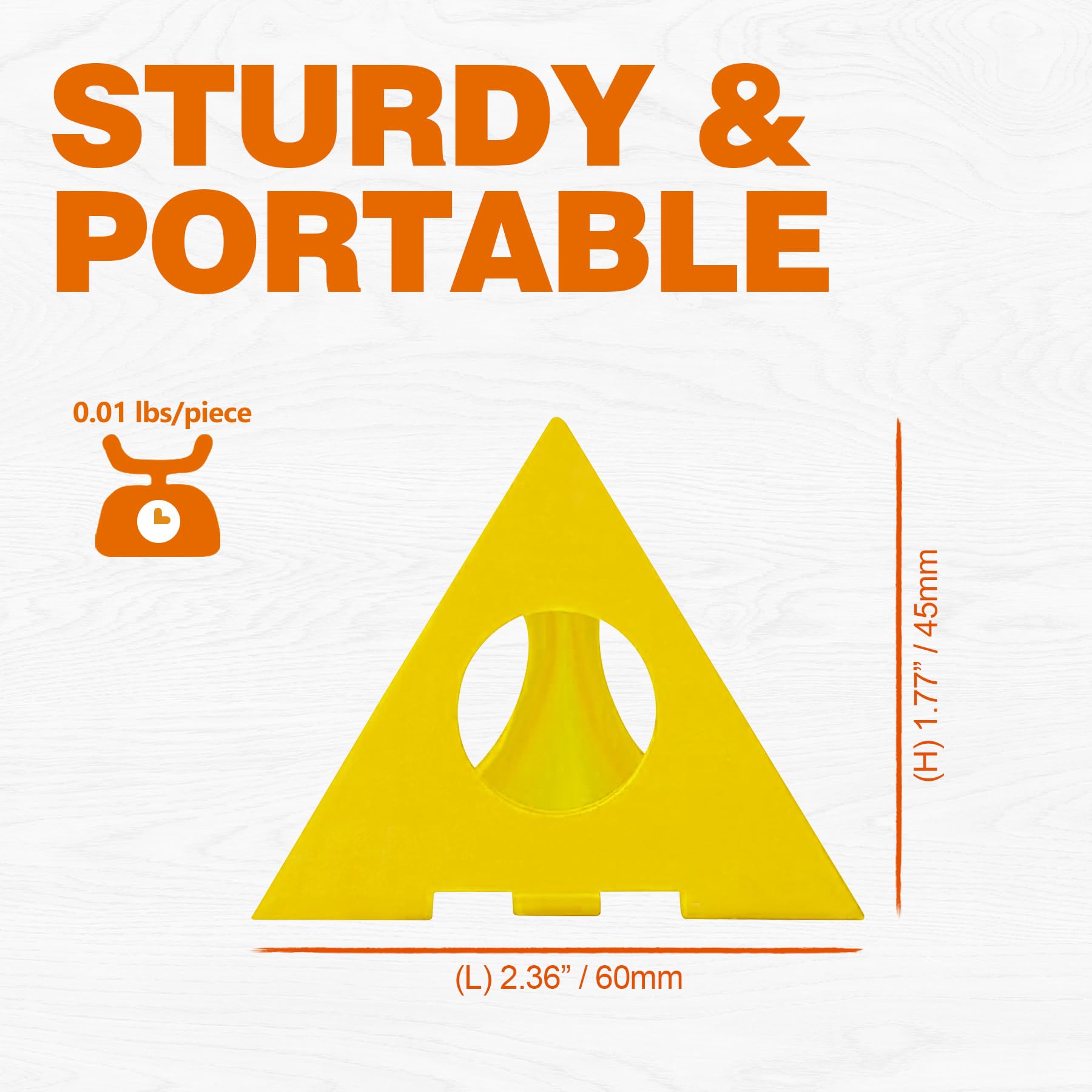 KATA Painters Painting Pyramid Stands: 36pcs Cabinet Doors Risers & Painting - Paint Triangle Stands Mini Cones Tripods for Canvas Support & Pouring - Art DIY Projects Household Essemtials