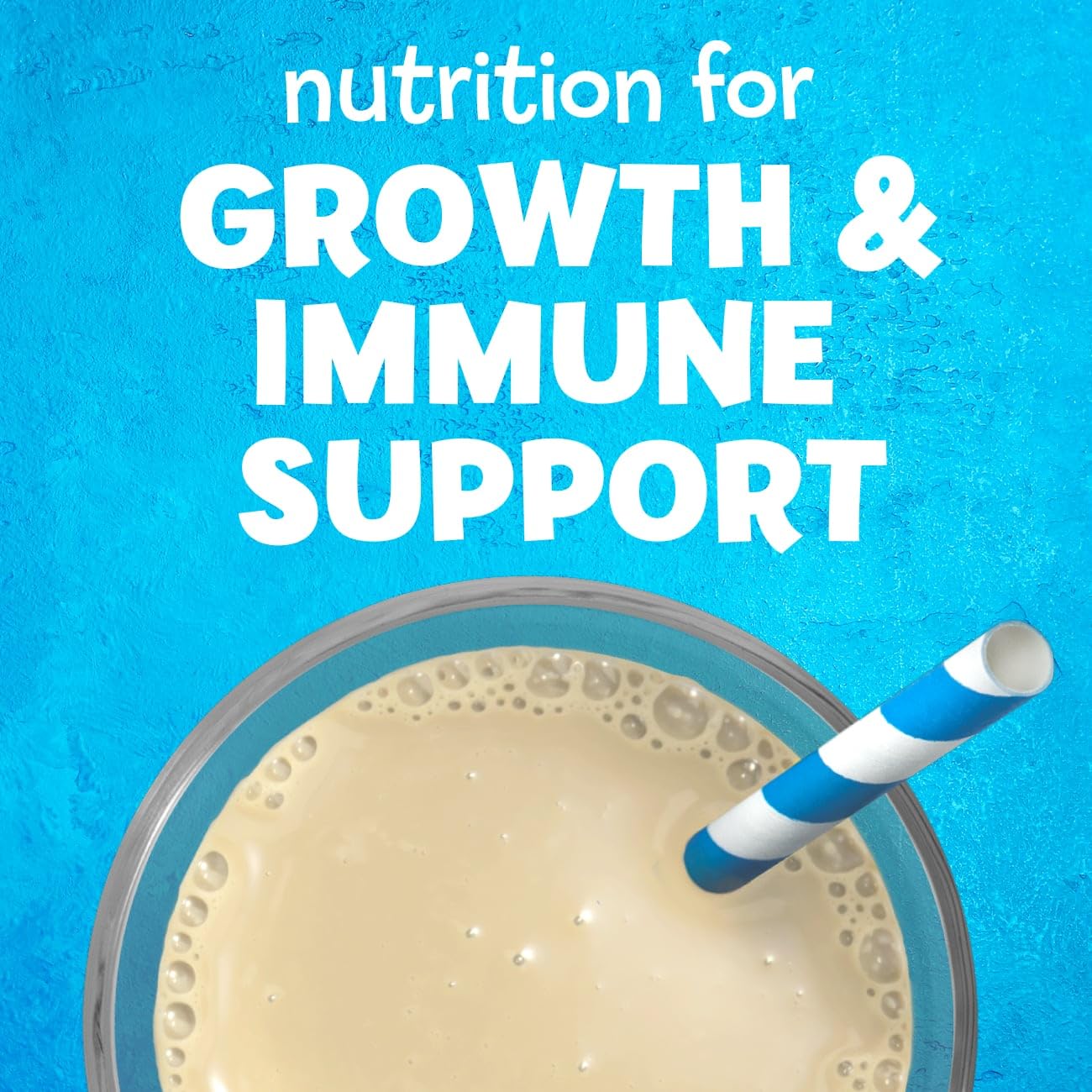 PediaSure Grow & Gain with Immune Support Shake Mix Powder, 23 Vitamins & Minerals, 6g Protein, Non-GMO, Gluten-Free, Vanilla, 14.1 oz Can, Pack of 3-24 servings
