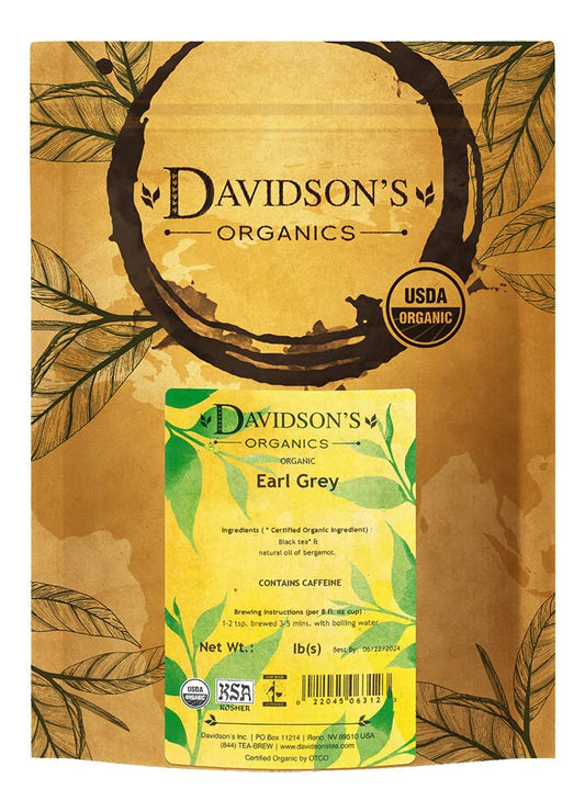 Davidson's Tea Bulk, Earl Grey, 16-Ounce Bag