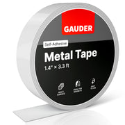 GAUDER Metal Tape Self Adhesive | Ferrous Tape for Magnets | Metallic Steel Strip