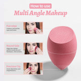 Makeup Sponge Set BS-MALL Blender Sponges 7 Pcs for Liquid, Cream, and Powder, Multi-colored with 1 Mini Makeup Sponge Pink (A-Pink）