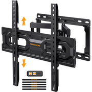 Perlegear Full Motion TV Wall Mount for 26-65 inch TVs, TV Bracket Supports Swivel Articulating Level Extension Tilt Arms, Max VESA 400x400mm up to 99lbs, 16" Wood Studs, PGMFK4