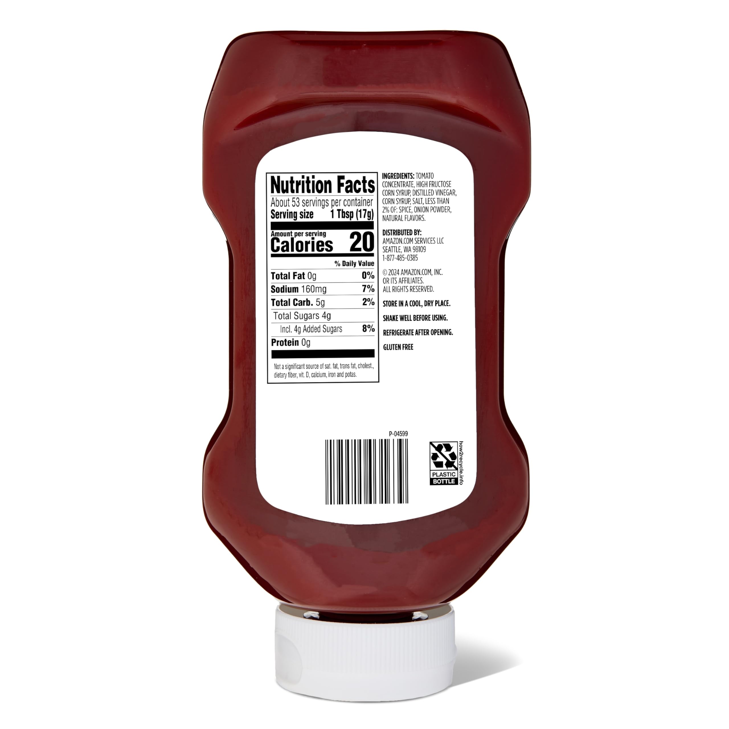 Amazon Grocery, Tomato Ketchup, 32 Oz (Previously Amazon Fresh, Packaging May Vary)