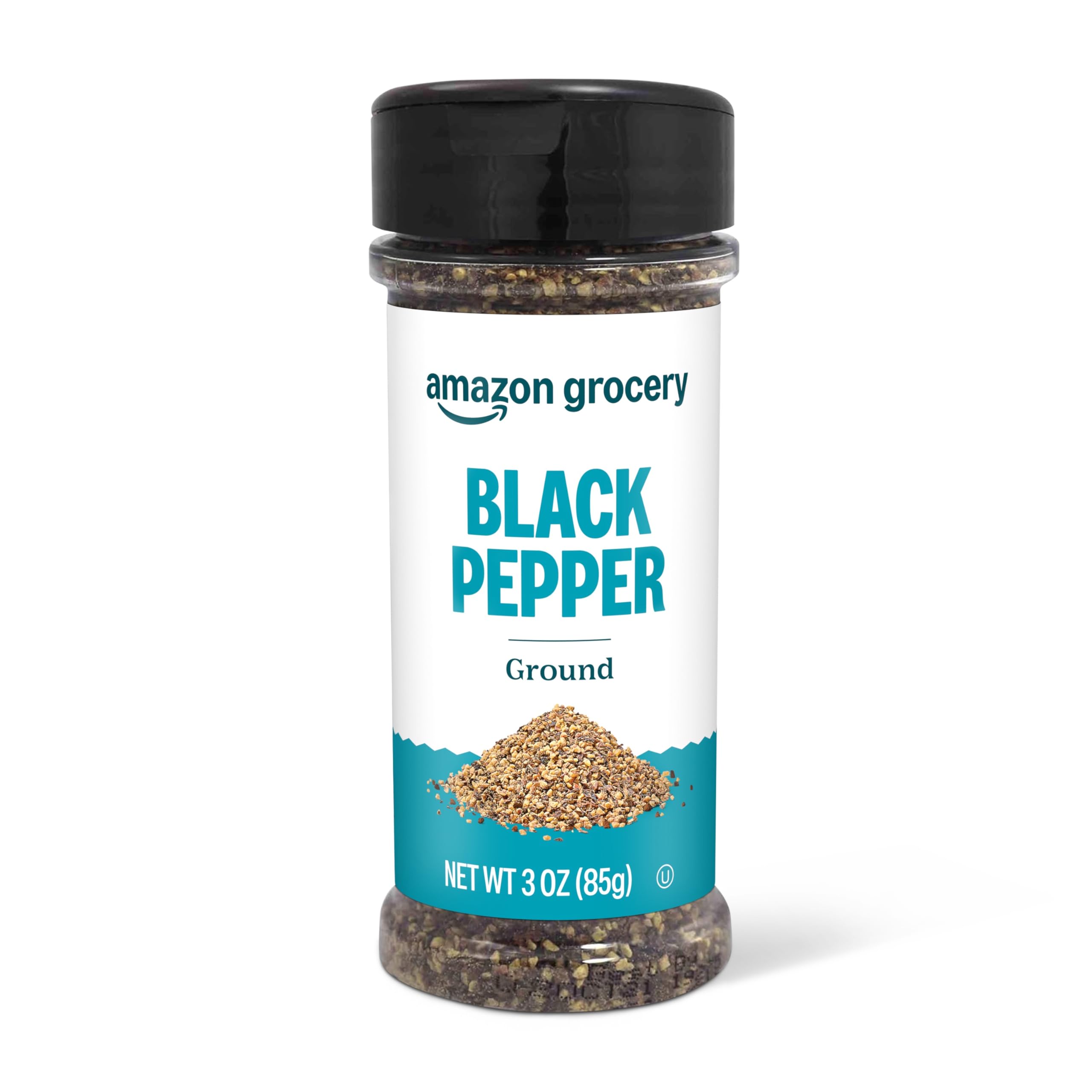 Amazon Grocery, Ground Black Pepper, 3 Oz (Previously Happy Belly, Packaging May Vary)