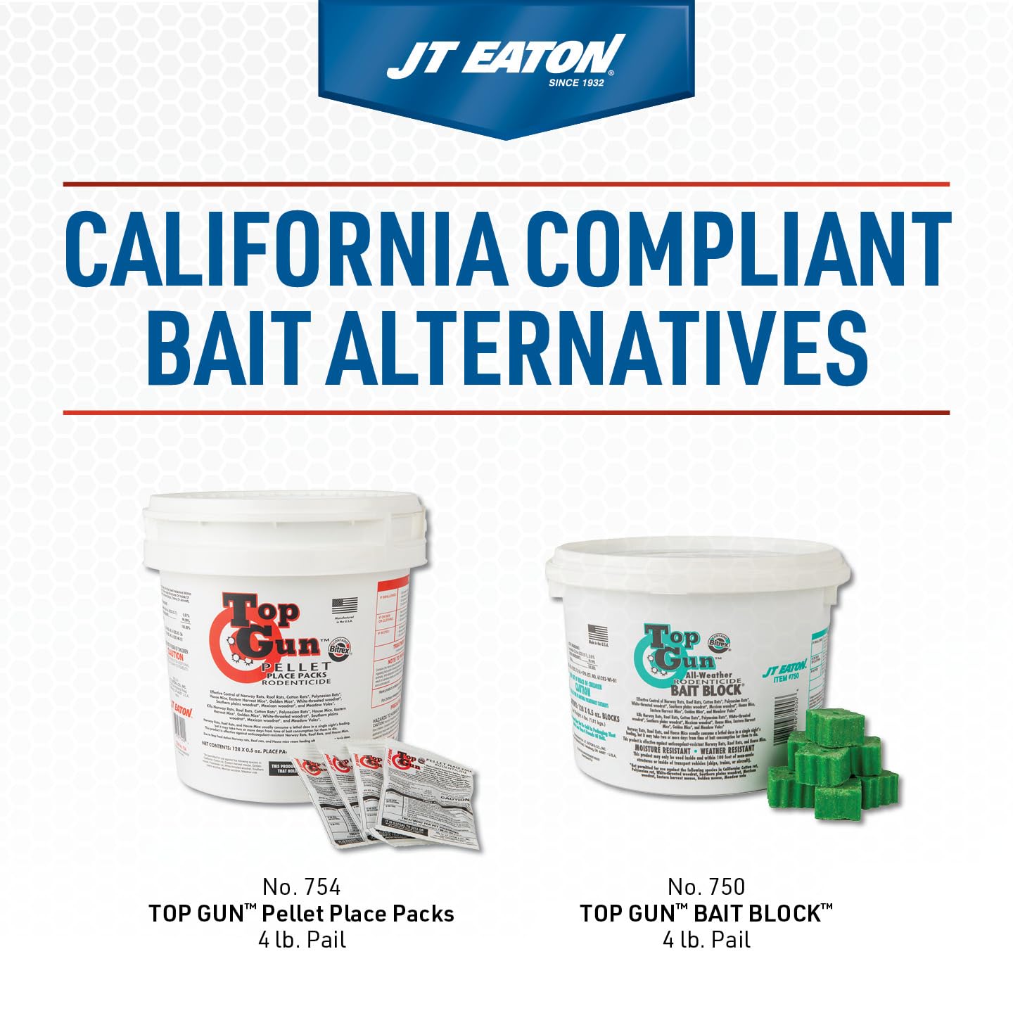 Bait Block Apple Flavor Rodenticide – 9 lb. Pail – Effective Rodent Control Bait Blocks – Long-Lasting and Easy to Use