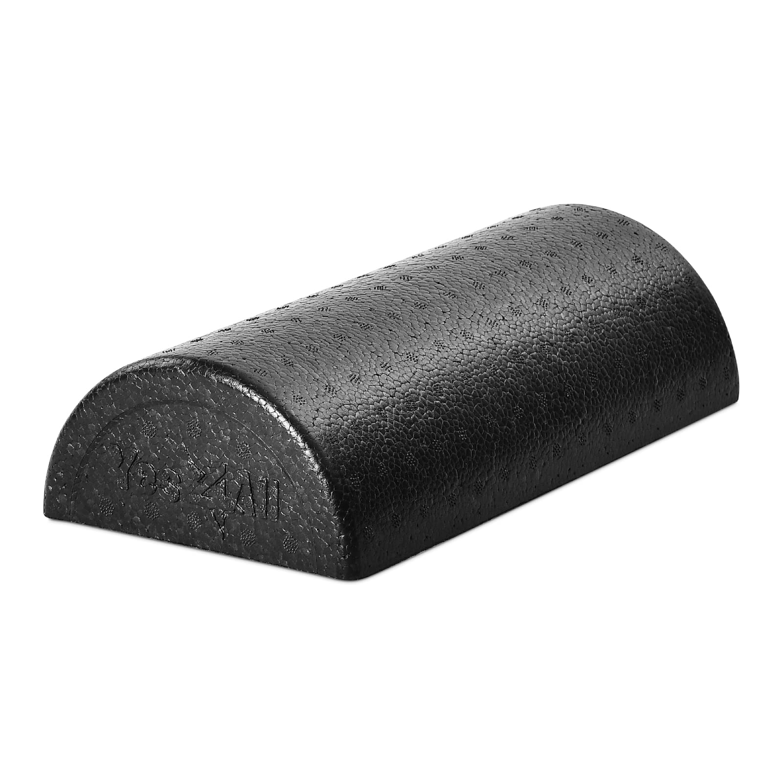Yes4All High-Density EPP Half Round Back Roller Foam، أسطوانة إسفنجية للتمارين لليوغا والبيلاتس والتمدد - 12، 18، 24، 36 بوصة