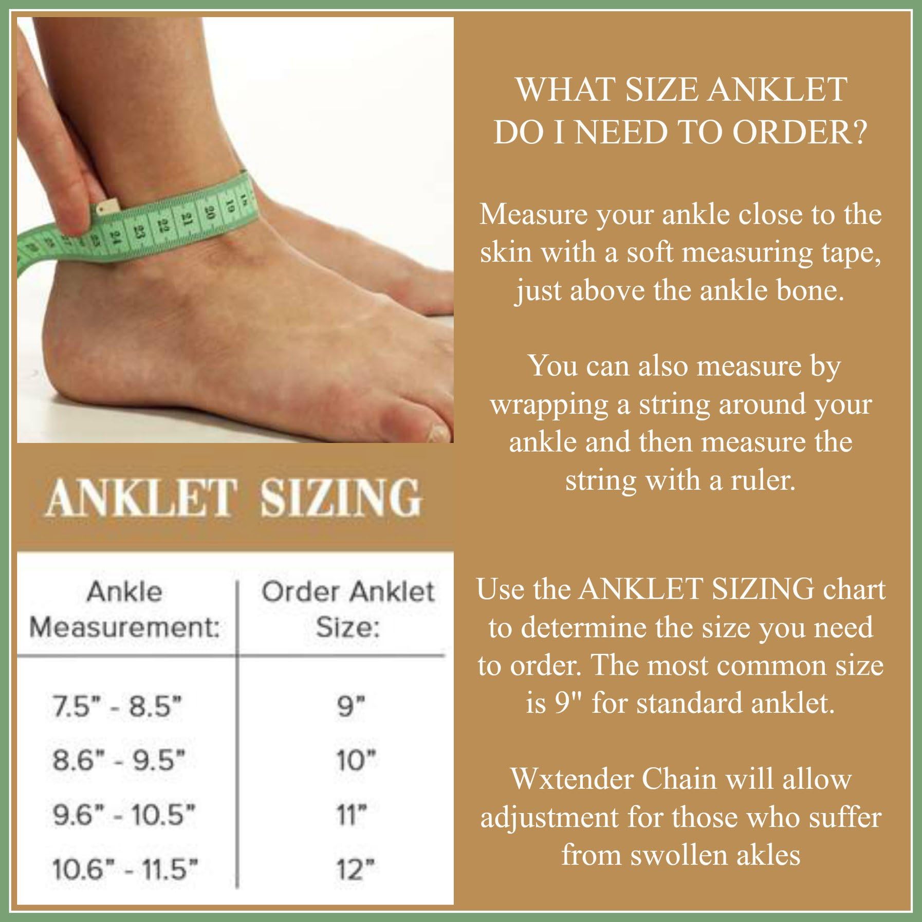Barzel 18K Gold Plated Flat Marina Link Anklet for Women, 10 Inches - Made In Brazil (10.00)