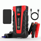 Scatach 011 3000A Car Battery Jump Starter,12V Jump Starter Battery Pack (up to 9.0L Gasoline and 7.0L Diesel Engine), Portable Jump Box with 3 Modes Flashlight and Jumper Cable