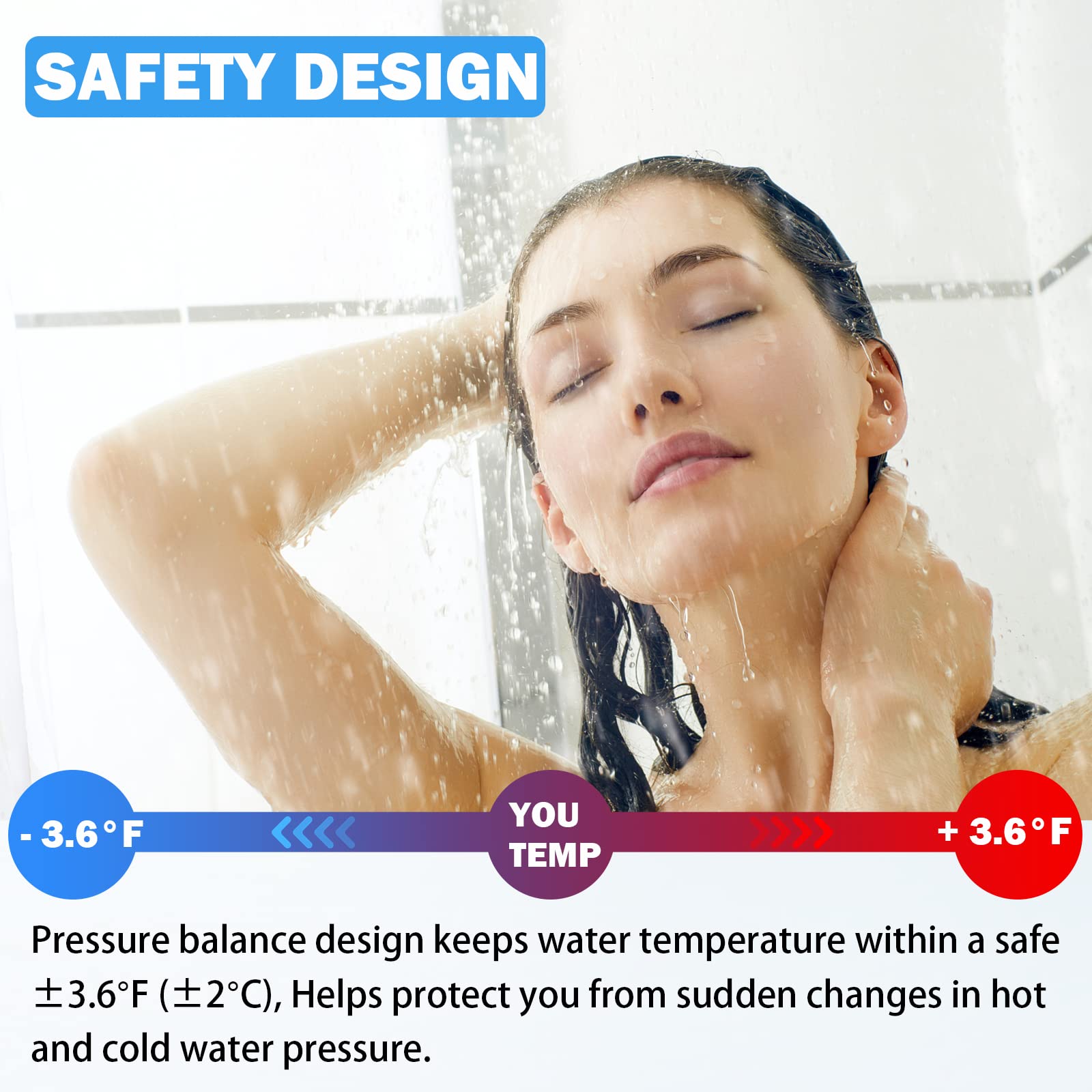 RP46074 Delta Shower Valve Cartridge Compatible with Delta 13/14 Series Bath Tub Shower Faucet Single Handle Universal Shower Valve Cartridge Repair Assembly Replacement Monitor Cartridge Parts