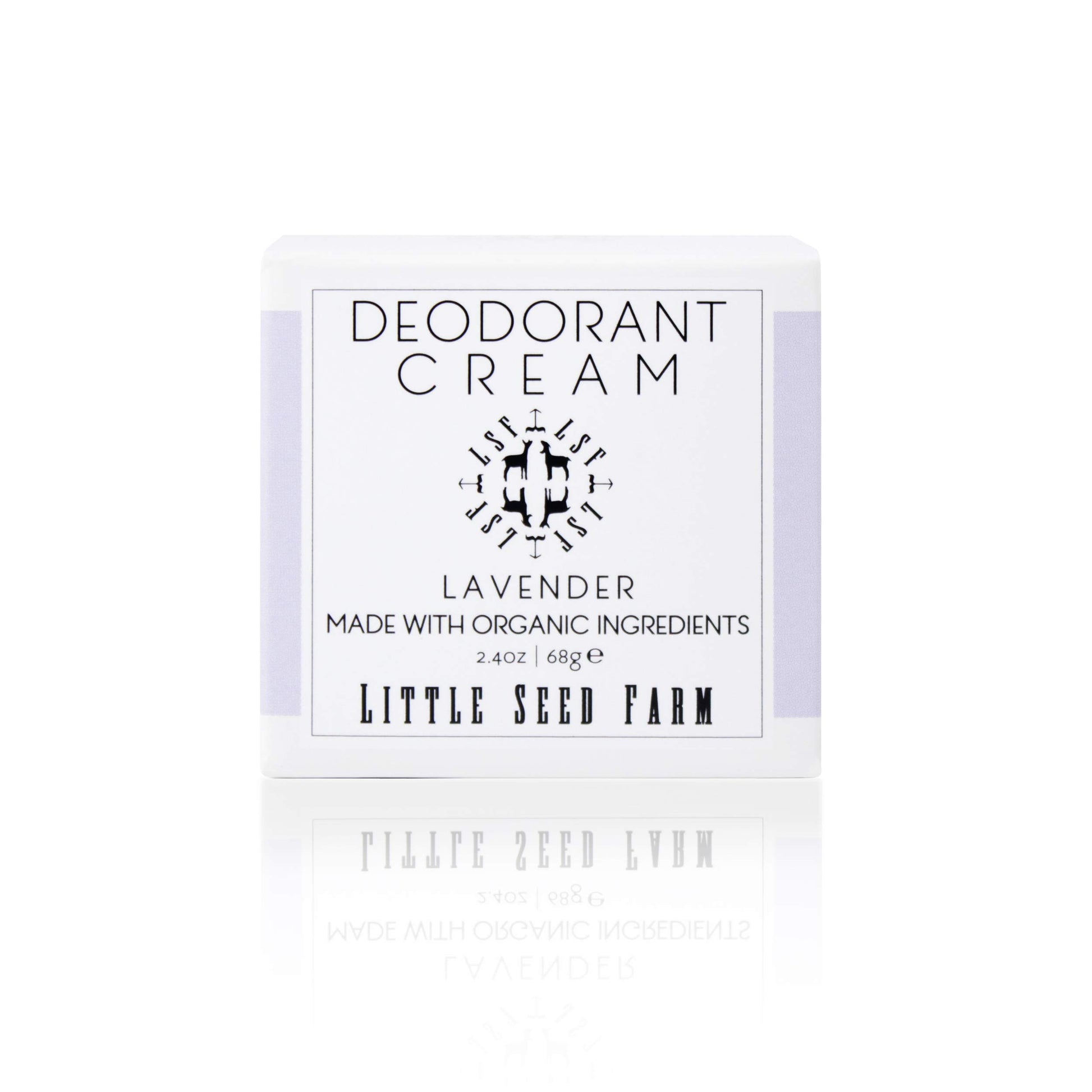 Little Seed Farm All Natural Deodorant Cream, Aluminum Free Deodorant for Women or Men, 2.4 Ounce - Grapefruit Lemon