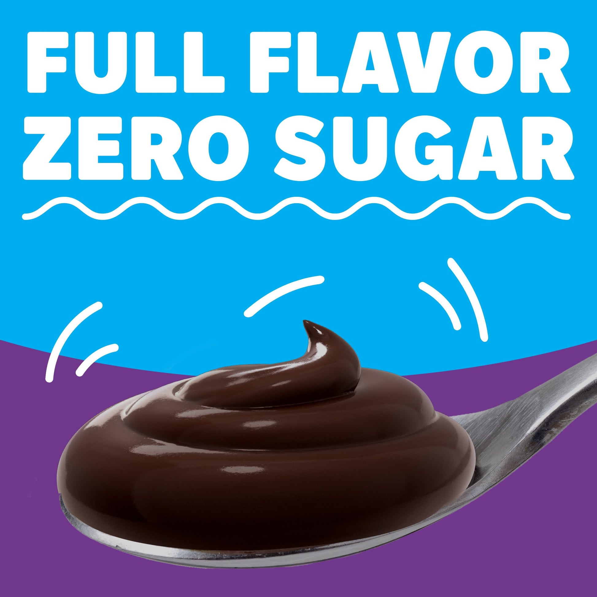 Jell-O Chocolate Fudge Zero Sugar Instant Reduced Calorie Pudding & Pie Filling Mix, 1.4 oz Box