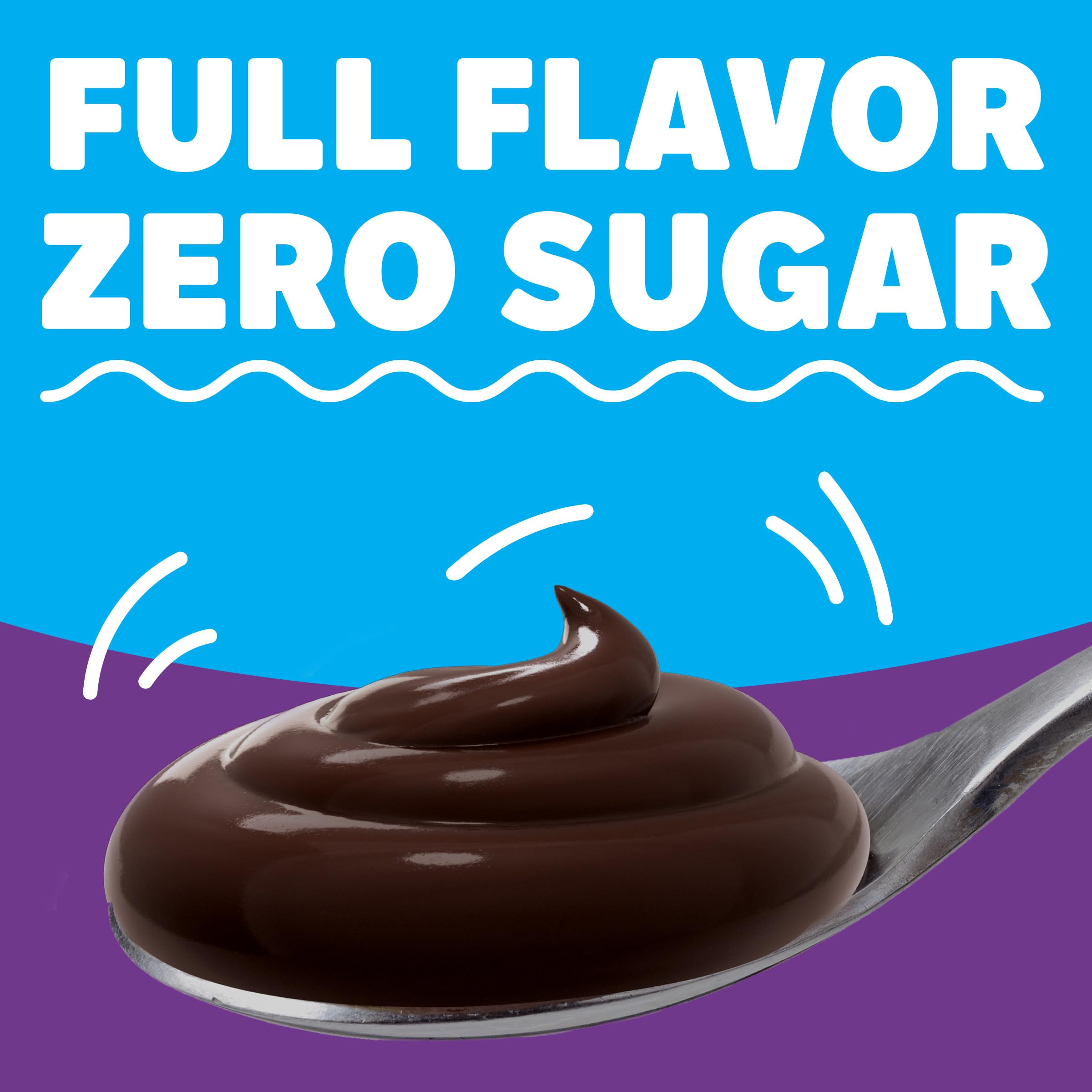 Jell-O Chocolate Fudge Zero Sugar Instant Reduced Calorie Pudding & Pie Filling Mix, 1.4 oz Box