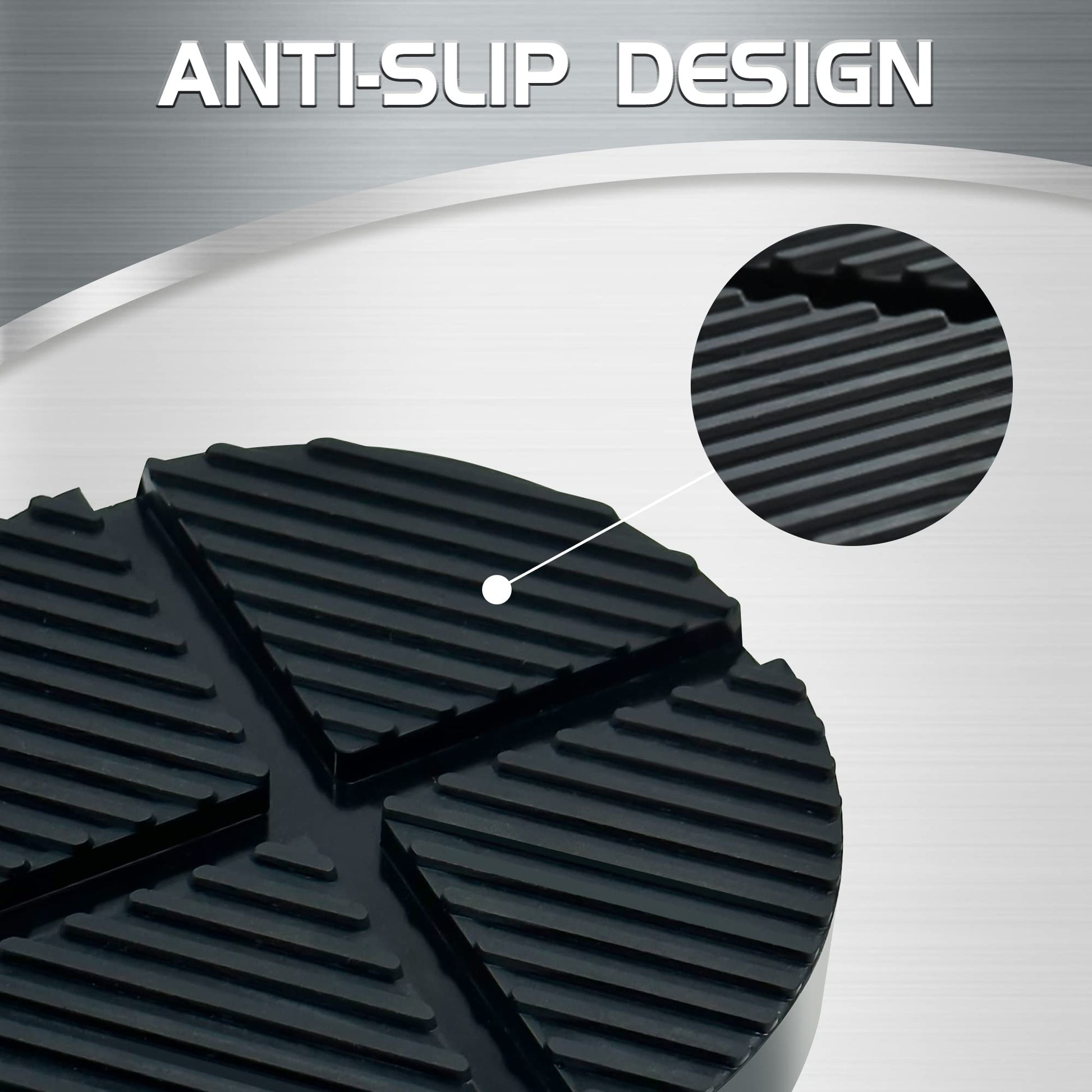 TONDA Floor Jack Rubber Pad, Universal Jack Pad Adapter, Pinch Weld Side Frame Rail Protector, 1 Pack