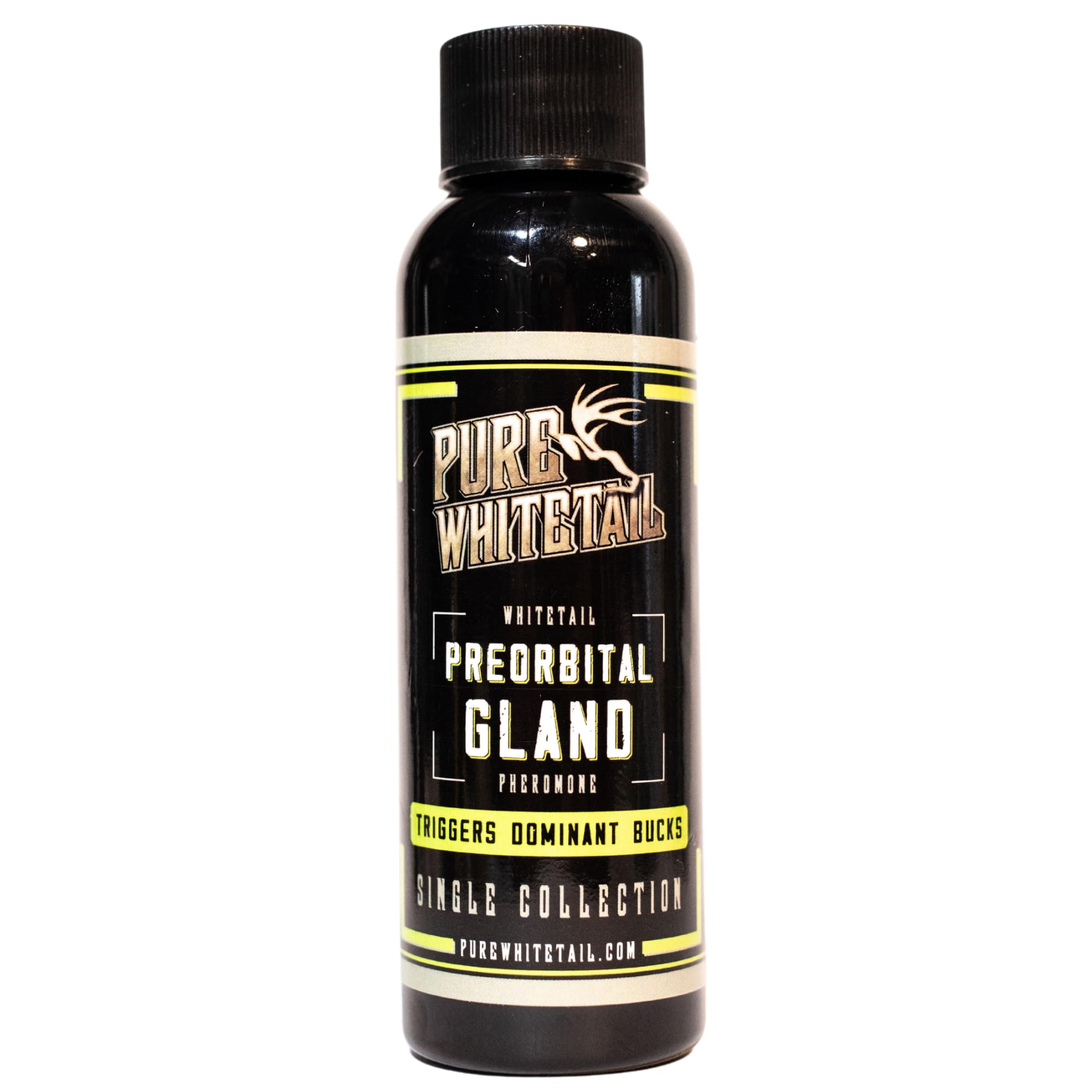 Pure Whitetail Preorbital Gland Scent | Deer Forehead Gland Scent | Natural Deer Scent | Mock Scrape Scent | Makes a Licking Stick for Deer | 2 oz Bottle