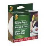 Duck Brand Indoor/Outdoor Carpet Tape, 1.41-Inch x 42 Feet, White (286373)