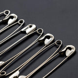 ZIPCCI 3 inch Safety Pins, 100 Pcs Safety Pins Heavy Duty, Large Safety Pins, Steel Wire (Large Size)