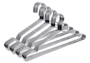 Fayleeko Wire Coat Hangers 40 Pack Strong Heavy Duty Stainless Steel Metal Ultra Thin Space Saving Clothes Hangers 16.5 Inch