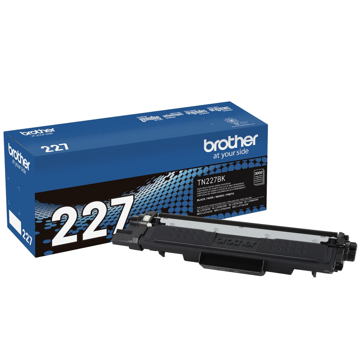 Brother Original TN227, TN227BK, High-Yield-Tonerkartusche, Ersatz-Schwarztinte, Seitenleistung bis zu 3.000 Seiten, TN227BK, Amazon Dash verfügbar